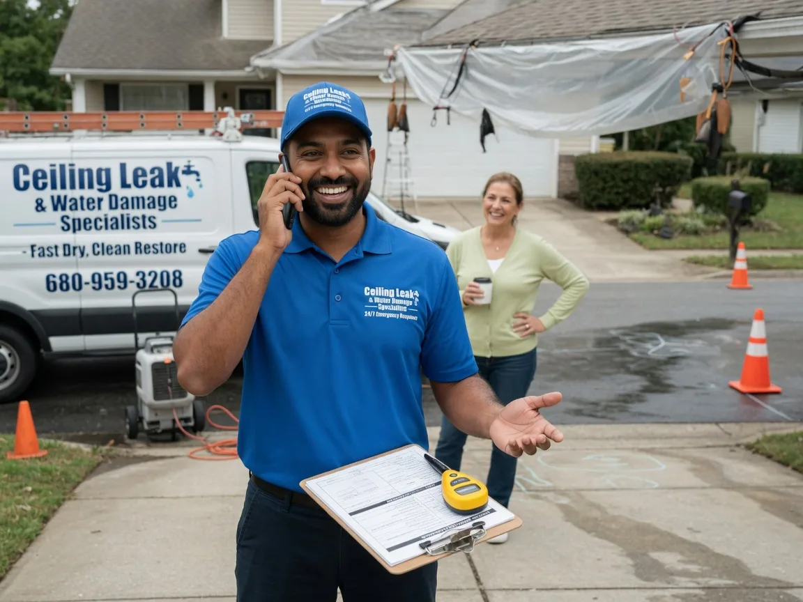 Ceiling Leak Cleanup Vincennes, IN FAQs